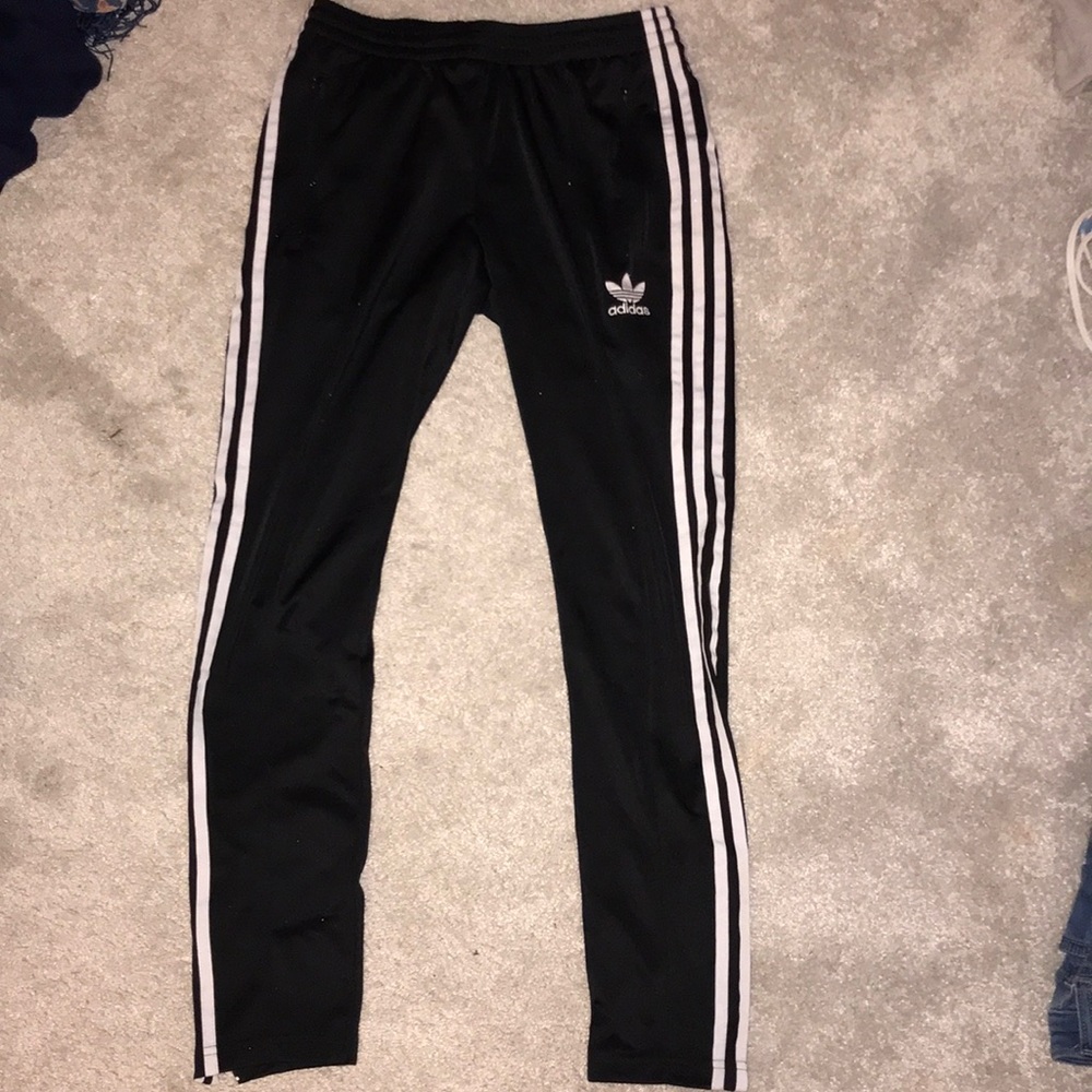 black adidas sweatpants